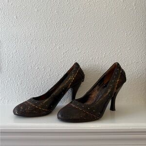 Naughty Monkey Dark Brown Heels